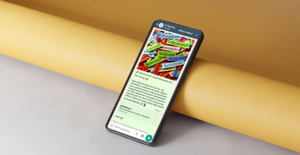 canale whatsapp g tech group